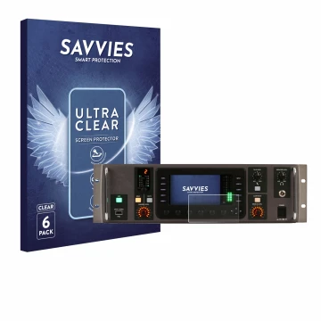 Parte frontal de un envase de producto con el logotipo de la marca Savvies. Al lado se muestra el dispositivo Behringer X32 Ra