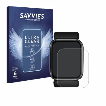 Parte frontal de un envase de producto con el logotipo de la marca Savvies. Al lado se muestra el dispositivo YHE BP Doctor Fi