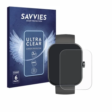 Parte frontal de un envase de producto con el logotipo de la marca Savvies. Al lado se muestra el dispositivo Jugeman Y66 1.96