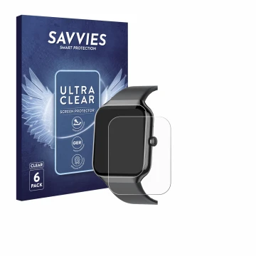 Parte frontal de un envase de producto con el logotipo de la marca Savvies. Al lado se muestra el dispositivo Jugeman P99 1.96