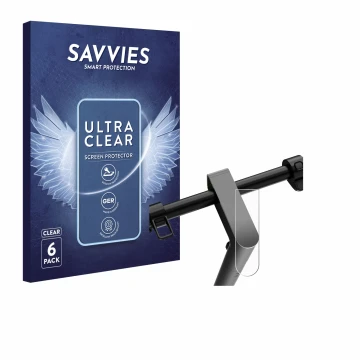 Parte frontal de un envase de producto con el logotipo de la marca Savvies. Al lado se muestra el dispositivo Navee S65 con su