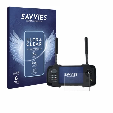 Parte frontal de un envase de producto con el logotipo de la marca Savvies. Al lado se muestra el dispositivo Toslon XR500 con