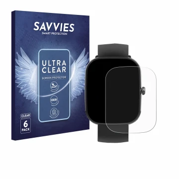 Parte frontal de un envase de producto con el logotipo de la marca Savvies. Al lado se muestra el dispositivo Csasan T70 1.91