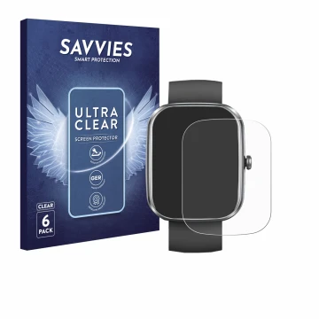 Parte frontal de un envase de producto con el logotipo de la marca Savvies. Al lado se muestra el dispositivo Matast T60 1.91