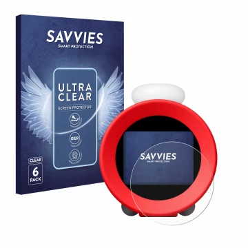 Parte frontal de un envase de producto con el logotipo de la marca Savvies. Al lado se muestra el dispositivo Nintendo Sound C