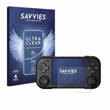Parte frontal de un envase de producto con el logotipo de la marca Savvies. Al lado se muestra el dispositivo Magicx Mini Zero