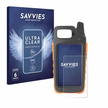 Parte frontal de un envase de producto con el logotipo de la marca Savvies. Al lado se muestra el dispositivo Xhorse Key Tool 