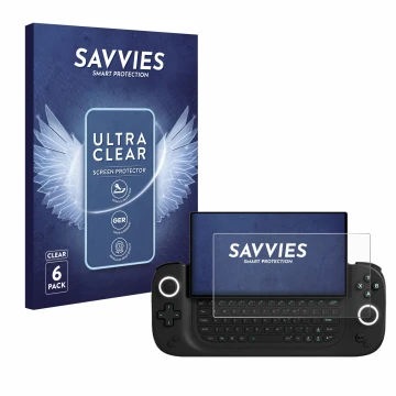 Parte frontal de un envase de producto con el logotipo de la marca Savvies. Al lado se muestra el dispositivo Antec Core HS co