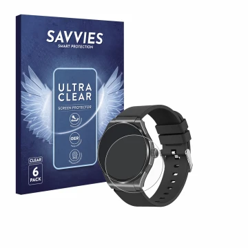 Parte frontal de un envase de producto con el logotipo de la marca Savvies. Al lado se muestra el dispositivo Knauermann Pro 3