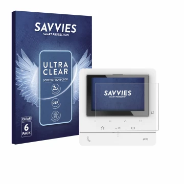 Parte frontal de un envase de producto con el logotipo de la marca Savvies. Al lado se muestra el dispositivo Biticino 344672 