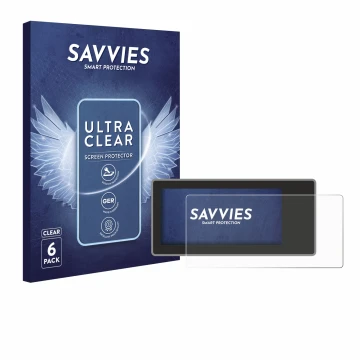 Parte frontal de un envase de producto con el logotipo de la marca Savvies. Al lado se muestra el dispositivo Acta Berg Radio 