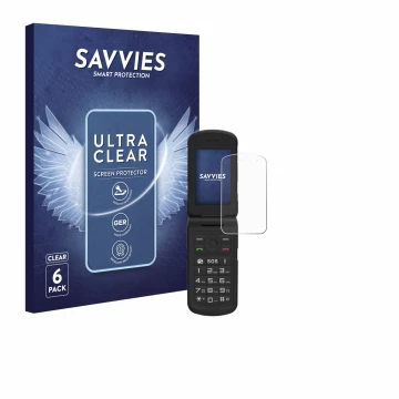 Parte frontal de un envase de producto con el logotipo de la marca Savvies. Al lado se muestra el dispositivo AGM M10 con su p