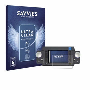 Parte frontal de un envase de producto con el logotipo de la marca Savvies. Al lado se muestra el dispositivo ESU Ecos 50220 c