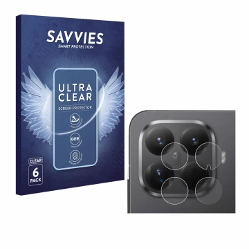 Parte frontal de un envase de producto con el logotipo de la marca Savvies. Al lado se muestra el dispositivo Xiaomi 15T Pro (