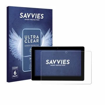 Parte frontal de un envase de producto con el logotipo de la marca Savvies. Al lado se muestra el dispositivo Victron Energy G