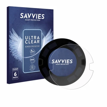 Parte frontal de un envase de producto con el logotipo de la marca Savvies. Al lado se muestra el dispositivo OOONO P-DISC NO3