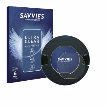 Parte frontal de un envase de producto con el logotipo de la marca Savvies. Al lado se muestra el dispositivo OOONO P-DISC NO1