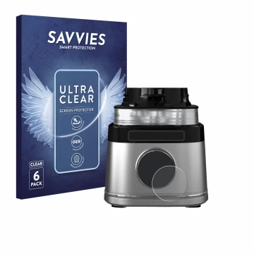 Parte frontal de un envase de producto con el logotipo de la marca Savvies. Al lado se muestra el dispositivo Ninja Detect Pow