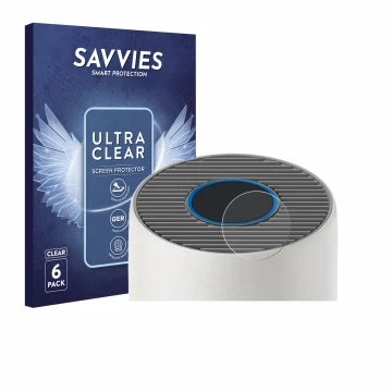 Parte frontal de un envase de producto con el logotipo de la marca Savvies. Al lado se muestra el dispositivo Philips 2000i Se