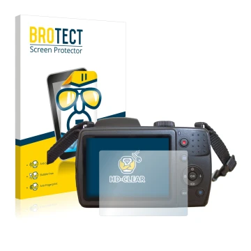 Parte frontal de un envase de producto con el logotipo de la marca BROTECT. Al lado se muestra el dispositivo MEDION Life X440