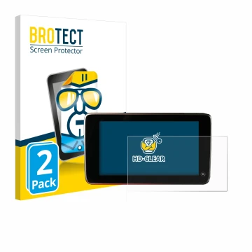 Parte frontal de un envase de producto con el logotipo de la marca BROTECT. Al lado se muestra el dispositivo BMW 5 F11 Tourin