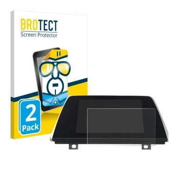 Parte frontal de un envase de producto con el logotipo de la marca BROTECT. Al lado se muestra el dispositivo BMW Professional