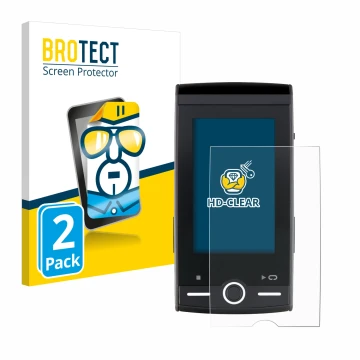 Parte frontal de un envase de producto con el logotipo de la marca BROTECT. Al lado se muestra el dispositivo Sigma ROX 12.0 S