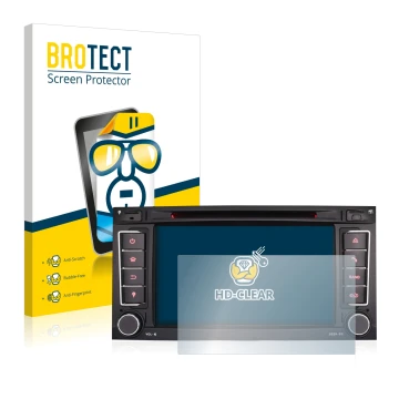 Parte frontal de un envase de producto con el logotipo de la marca BROTECT. Al lado se muestra el dispositivo Erisin ES 7856T 