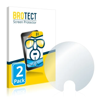 Parte frontal de un envase de producto con el logotipo de la marca BROTECT. Al lado se muestra el dispositivo Dyson V11 Absolu