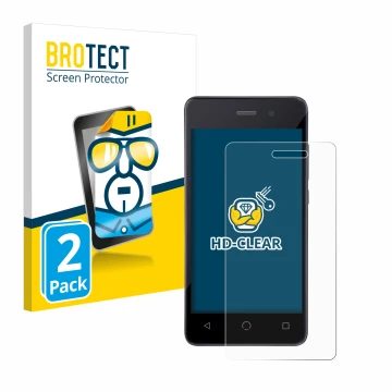 Parte frontal de un envase de producto con el logotipo de la marca BROTECT. Al lado se muestra el dispositivo Omnipod Dash con