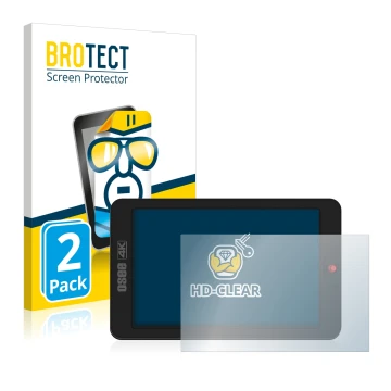 Parte frontal de un envase de producto con el logotipo de la marca BROTECT. Al lado se muestra el dispositivo Osee G7 con su p