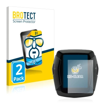 Parte frontal de un envase de producto con el logotipo de la marca BROTECT. Al lado se muestra el dispositivo Yamaha Display C