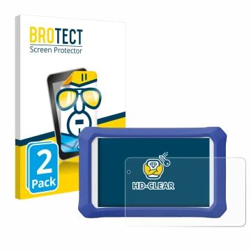 Parte frontal de un envase de producto con el logotipo de la marca BROTECT. Al lado se muestra el dispositivo Clementoni Clemp