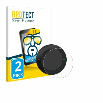 Parte frontal de un envase de producto con el logotipo de la marca BROTECT. Al lado se muestra el dispositivo Beeline Velo 2 c