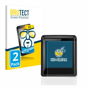 Parte frontal de un envase de producto con el logotipo de la marca BROTECT. Al lado se muestra el dispositivo Bosch Intuvia 10