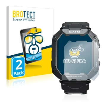 Parte frontal de un envase de producto con el logotipo de la marca BROTECT. Al lado se muestra el dispositivo Bengux C20 con s