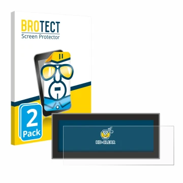 Parte frontal de un envase de producto con el logotipo de la marca BROTECT. Al lado se muestra el dispositivo Opel Astra L 202