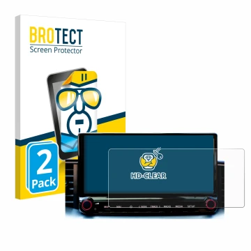 Parte frontal de un envase de producto con el logotipo de la marca BROTECT. Al lado se muestra el dispositivo Kia Xceed 2023 I