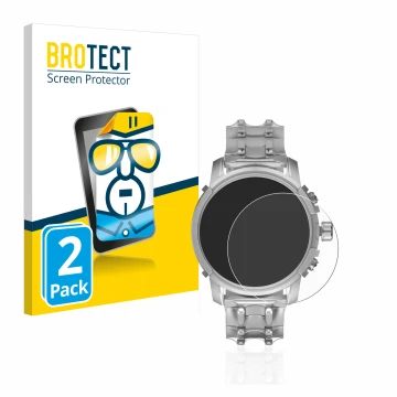 Parte frontal de un envase de producto con el logotipo de la marca BROTECT. Al lado se muestra el dispositivo Diesel Griffed (