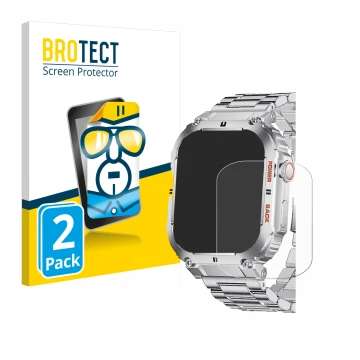 Parte frontal de un envase de producto con el logotipo de la marca BROTECT. Al lado se muestra el dispositivo LIGE K-57 1.96