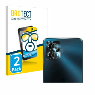 Parte frontal de un envase de producto con el logotipo de la marca BROTECT. Al lado se muestra el dispositivo Motorola Moto G1