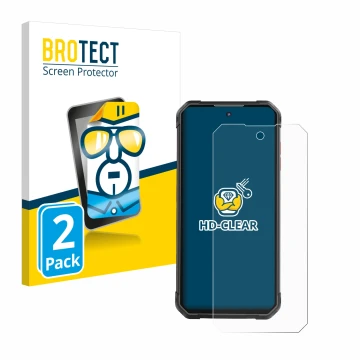 Parte frontal de un envase de producto con el logotipo de la marca BROTECT. Al lado se muestra el dispositivo iiiF150 B2 Pro c