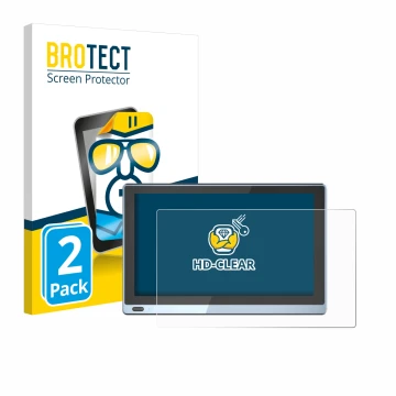 Parte frontal de un envase de producto con el logotipo de la marca BROTECT. Al lado se muestra el dispositivo Higole Gole 1 Pr