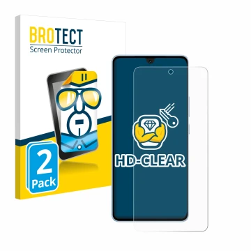 Parte frontal de un envase de producto con el logotipo de la marca BROTECT. Al lado se muestra el dispositivo Vivo iQOO Neo 9 