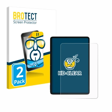 Parte frontal de un envase de producto con el logotipo de la marca BROTECT. Al lado se muestra el dispositivo Xiaomi Pad 6S Pr