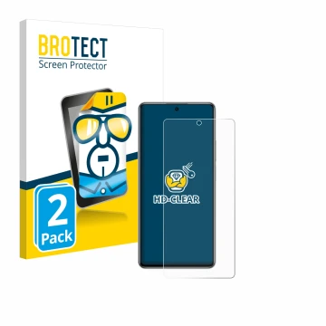Parte frontal de un envase de producto con el logotipo de la marca BROTECT. Al lado se muestra el dispositivo Xiaomi 11T 5G co