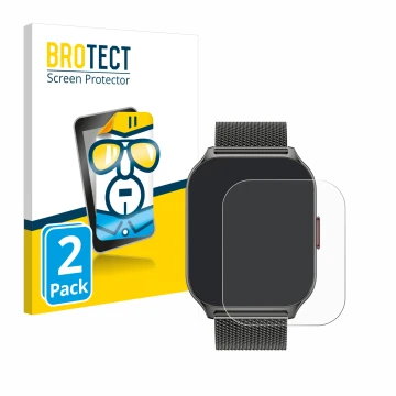 Parte frontal de un envase de producto con el logotipo de la marca BROTECT. Al lado se muestra el dispositivo Zoskvee P95 2