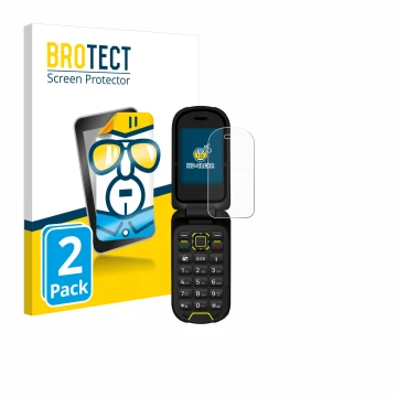 Parte frontal de un envase de producto con el logotipo de la marca BROTECT. Al lado se muestra el dispositivo Hammer Bow LTE c