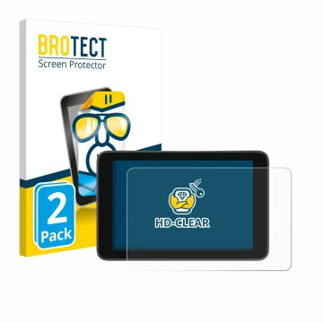 Parte frontal de un envase de producto con el logotipo de la marca BROTECT. Al lado se muestra el dispositivo YoloLiv YoloBox 