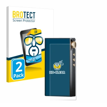 Parte frontal de un envase de producto con el logotipo de la marca BROTECT. Al lado se muestra el dispositivo Cayin N3-Ultra c